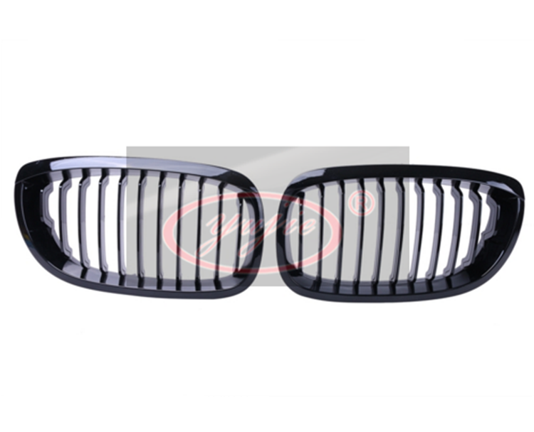 BMW E46 two new bright black grille