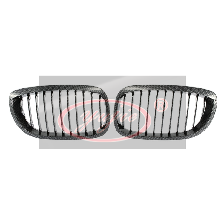 BMW E46 two new carbon grain grille