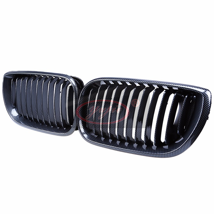 BMW E46 four new carbon grain grille